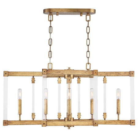 Varaluz Halcyon 6-Lt Linear Pendant 292N06AGL